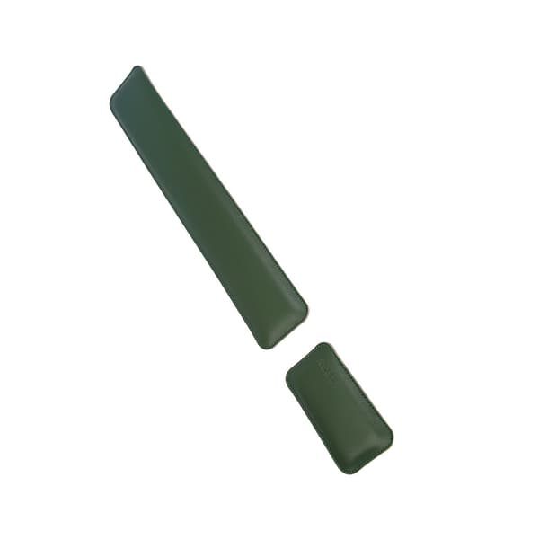 INF Ergonomisk Memory Foam tastatur og mus håndledsstøttesæt - Grøn & Grå