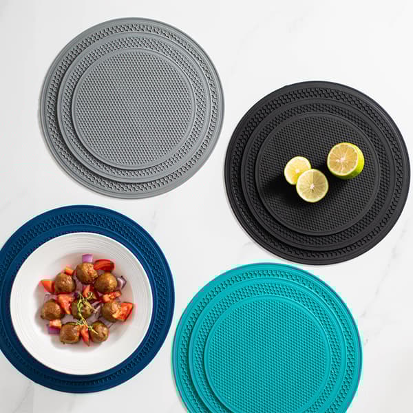 INF Halkskyddande värmebeständigt silikonunderlägg set (3-pack)