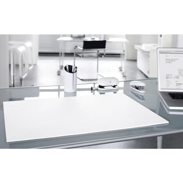 Blank vit skrivbordsdyna - SIGEL - HO300 - Mått 595 mm x 410 mm - Tjocklek 4 mm - Vikt 80 g/m²
