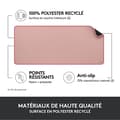 Miniatyrbild 4 av 6: Musmatta - Logitech - Skrivbordsmatta - Studio Series - Utökad - Rosa