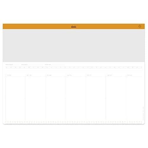 Skrivbordstablett - RHODIA - 194042C - A2 59,4x42 cm - 30 blad - Velinpapper 80g