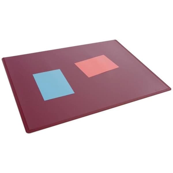 HÅLLBAR skrivbordsunderlägg 722203 röd och transparent - 530 mm x 400 mm