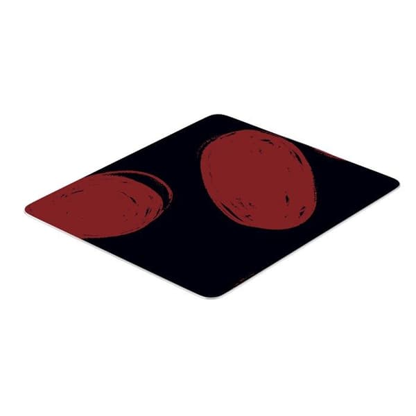 Bonamaison - 1 -, digitaltryckt rektangel musmatta, halkfri botten, för kontor och hem, storlek: 22x8cm
