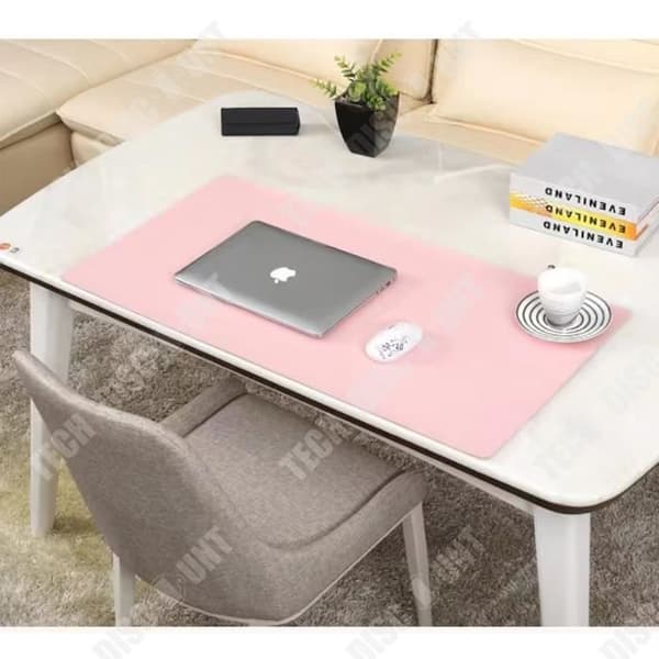 TD® läder skrivbordsmatta Överdimensionerad musmatta Anpassningsbar musmatta Laptop skrivbordsmatta