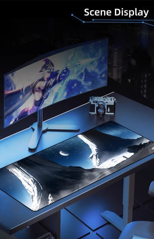 AOC M-130 Lunar Exploration Desk tangentbordsunderlägg - smidig följeslagare för spel och kontor