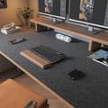 Miniatyrbild 2 av 5: INF Mörkgrå Filt Skrivbordsmatta - Halkfri & Slitstark  L
