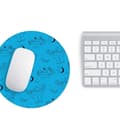 Miniatyrbild 3 av 4: Questo casa - 1 -, Rund digitaltryckt musmatta med halkfri botten för kontor och hem Diameter 22 cm