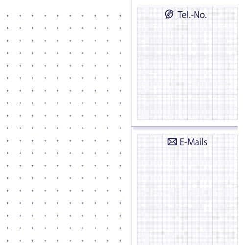 Skrivunderlag - SIGEL - HO355 - Förpackning med 5 - 3-årskalender - Veckoplanerare - A2 (59,5 x 41 cm)