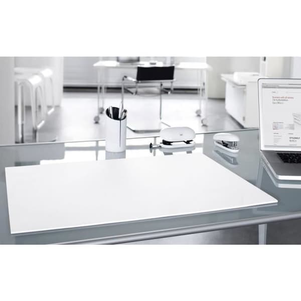 Blank vit skrivbordsdyna - SIGEL - HO300 - Mått 595 mm x 410 mm - Tjocklek 4 mm - Vikt 80 g/m²
