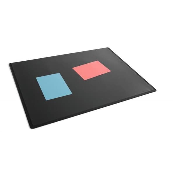 Skrivunderlag - HÅLLBAR - 5-pack - 530x400mm - Halkfri - Transparent svart flik