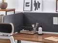 Pikkukuva 5 / 11: Suojaseinä työpöydälle 72 x 40 cm kangasverhoiltu tummanharmaa modulaarinen