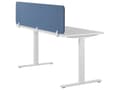 Pikkukuva 8 / 11: Suojaseinä työpöydälle 180 x 40 cm kangasverhoiltu sininen modulaarinen