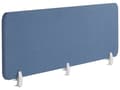 Pikkukuva 1 / 11: Suojaseinä työpöydälle 180 x 40 cm kangasverhoiltu sininen modulaarinen