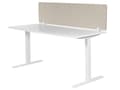 Pikkukuva 6 / 10: Työpöydän väliseinä beige 130 x 40 cm polyesteri muovi kiinnikkeet akustinen suojaseinä