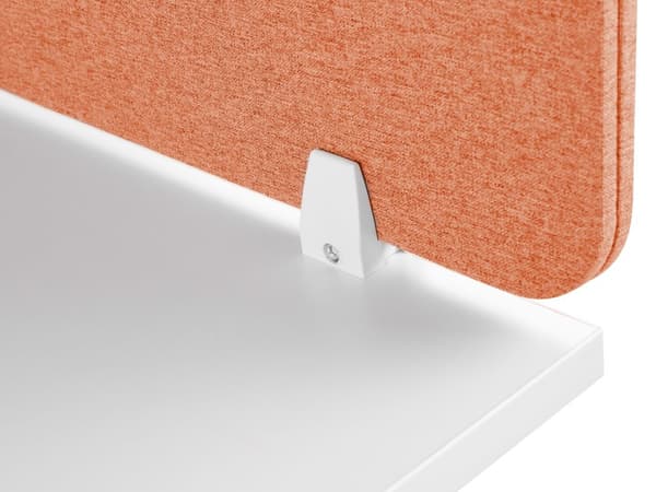 Väliseinä työpöydälle 80 x 40 cm kangasverhoiltu akustinen modulaarinen kiinnikkeillä