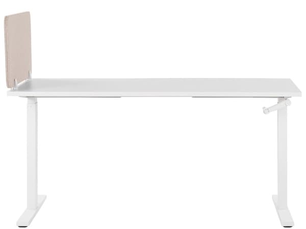 Väliseinä työpöydälle 80 x 40 cm kangasverhoiltu akustinen modulaarinen kiinnikkeillä