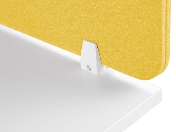 Väliseinä työpöydälle 72 x 40 cm kangasverhoiltu akustinen modulaarinen kiinnikkeillä