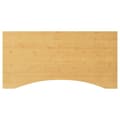 Miniatyrbillede 1 af 4: vidaXL bordplade til skrivebord 110x55x1,5 cm bambus