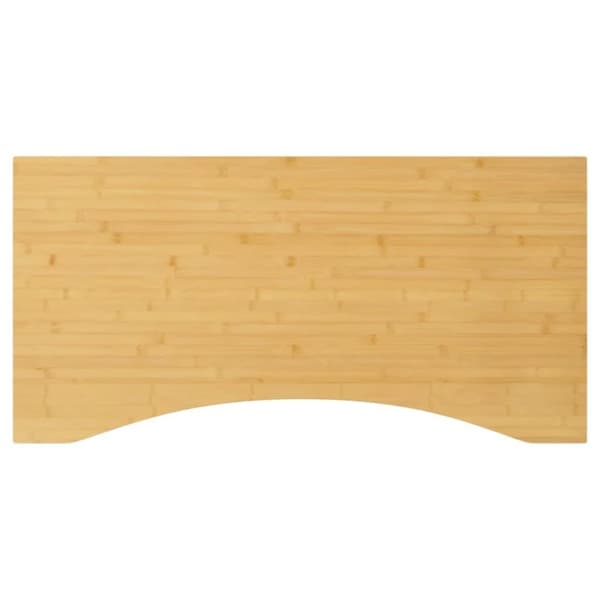 vidaXL Bordsskiva 110x55x2,5 cm bambu