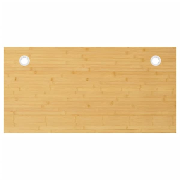 vidaXL Bordsskiva 110x55x4 cm bambu