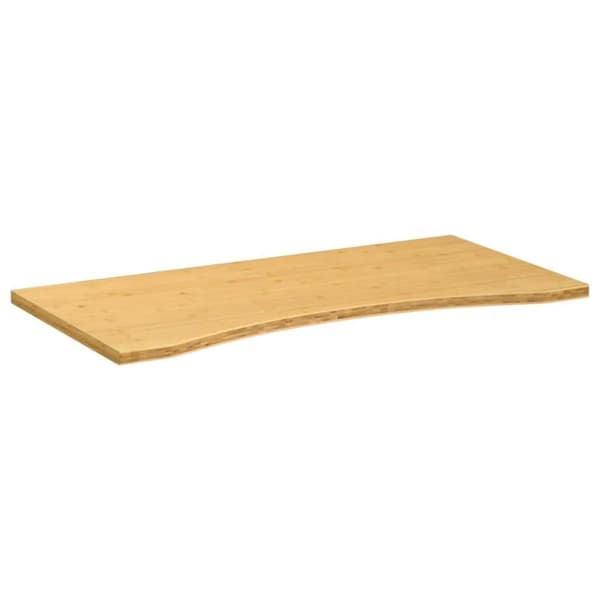 vidaXL bordplade til skrivebord 110x55x2,5 cm bambus