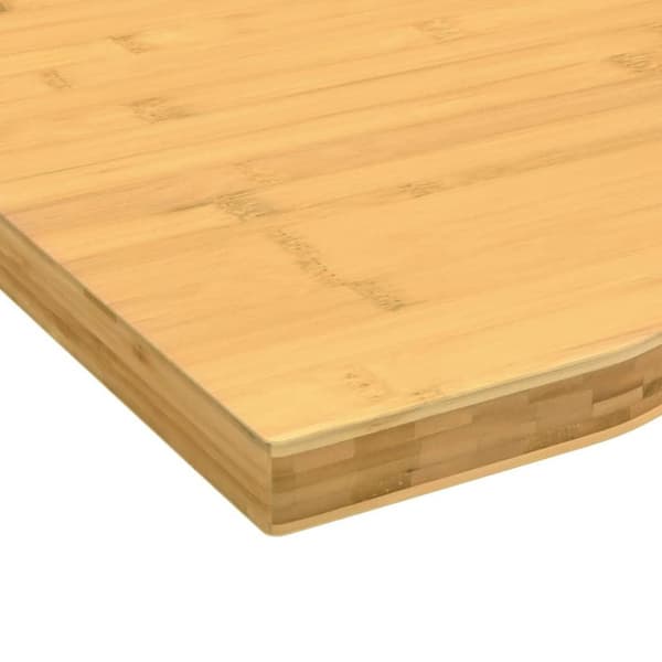 vidaXL bordplade til skrivebord 110x60x2,5 cm bambus