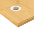 Miniatyrbillede 3 af 4: vidaXL bordplade til skrivebord 100x50x2,5 cm bambus