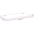Miniatyrbillede 4 af 4: vidaXL bordplade til skrivebord 100x50x2,5 cm bambus