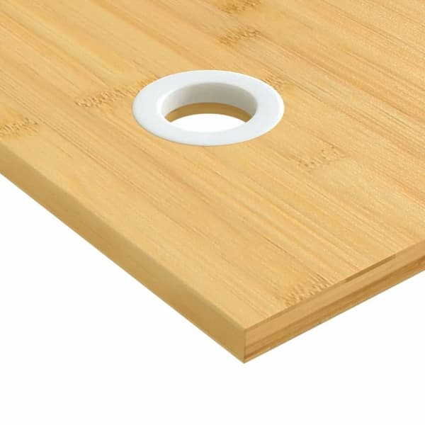 vidaXL bordplade til skrivebord 80x40x1,5 cm bambus