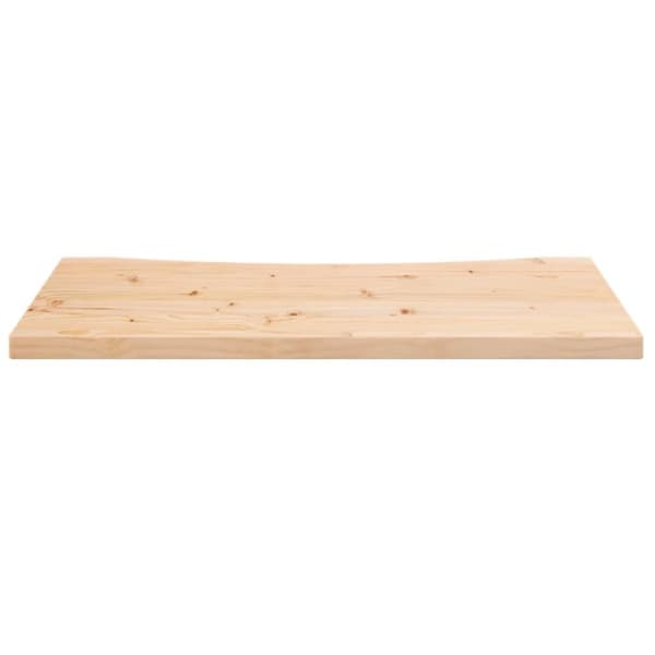 vidaXL skrivebordsplade 80x40x2,5 cm massivt fyrretræ