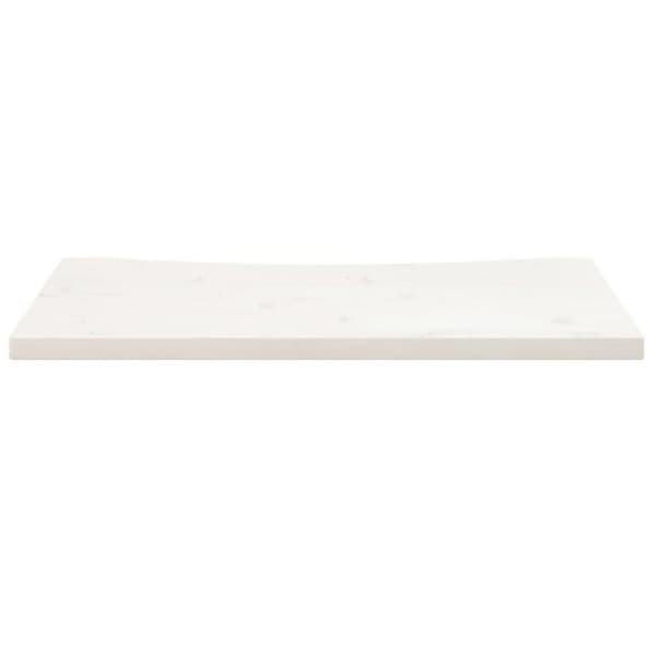 vidaXL skrivebordsplade 80x40x2,5 cm massivt fyrretræ hvid