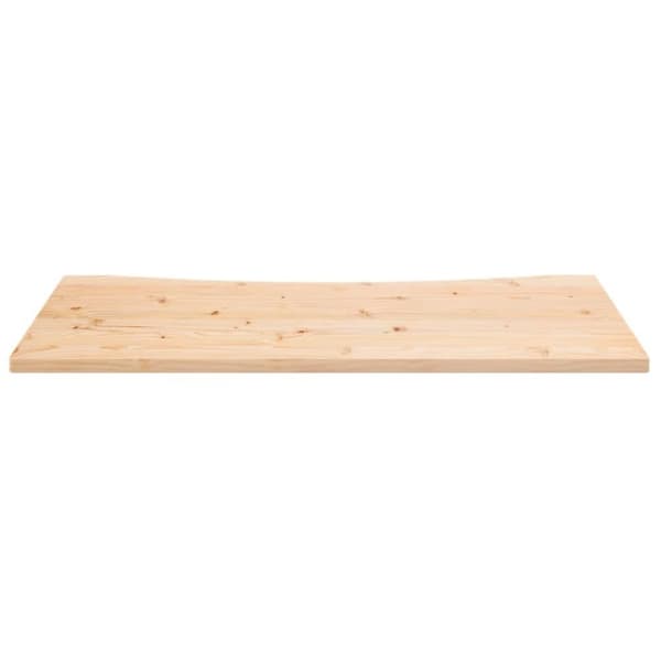 vidaXL Skrivbordsskiva 100x60x2,5 cm massiv furu