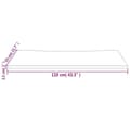Miniatyrbillede 6 af 7: vidaXL skrivebordsplade 110x55x2,5 cm massivt fyrretræ hvid
