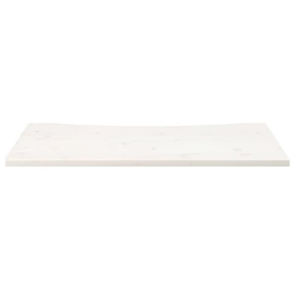 vidaXL Skrivbordsskiva vit 100x60x2,5 cm massiv furu