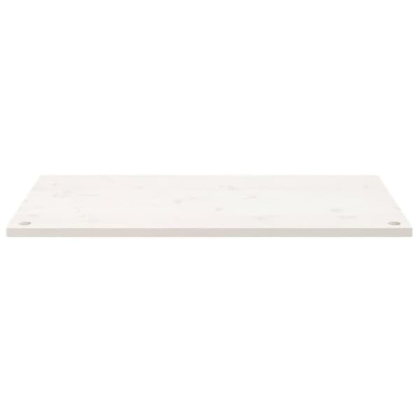 vidaXL Skrivbordsskiva vit 110x60x2,5 cm massiv furu
