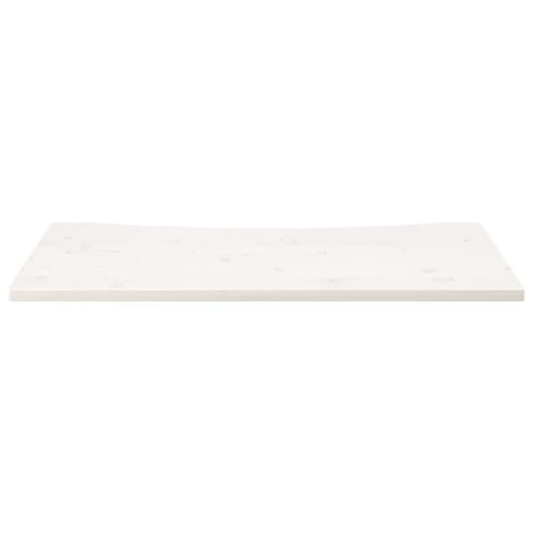 vidaXL Skrivbordsskiva vit 110x55x2,5 cm massiv furu