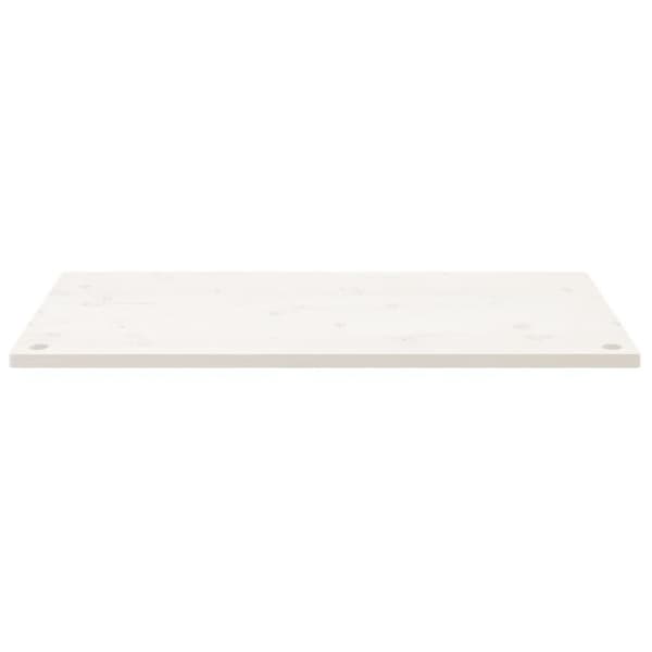 vidaXL Skrivbordsskiva vit 100x60x2,5 cm massiv furu