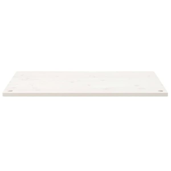 vidaXL skrivebordsplade 110x55x2,5 cm massivt fyrretræ hvid