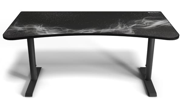 AROZZI herní stůl ARENA Gaming Desk Gunmetal Galaxy Svart, Vit