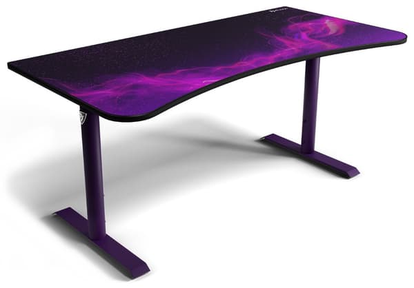 AROZZI herní stůl ARENA Gaming Desk Deep Purple Galaxy