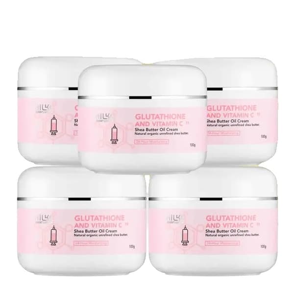 Fuktighetskräm, Sheasmörolja, Uppljusande och Anti-rynkor, , 5 pack cream