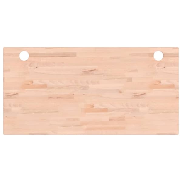 vidaXL Bordsskiva 110x55x2,5 cm massiv furu