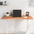 Miniatyrbild 8 av 8: vidaXL Bordsskiva 100x(45-50)x2,5 cm massivt bokträ