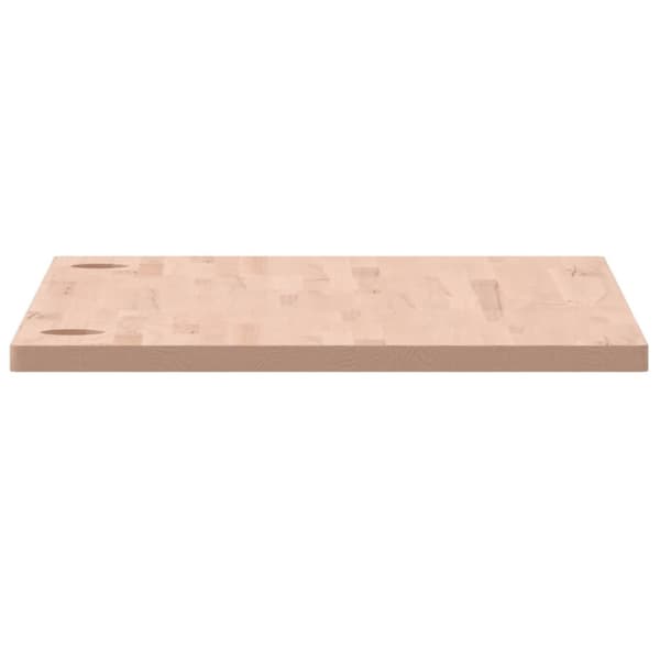 vidaXL Skrivbordsskiva 100x60x2,5 cm massivt bokträ