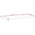 Miniatyrbild 6 av 7: vidaXL Bordsskiva 80x40x2,5 cm massiv furu