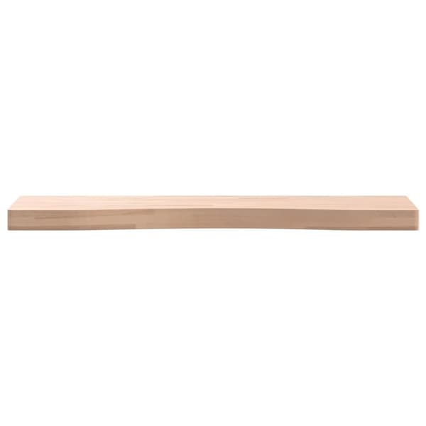 vidaXL Bordsskiva 80x(36-40)x4 cm massivt bokträ