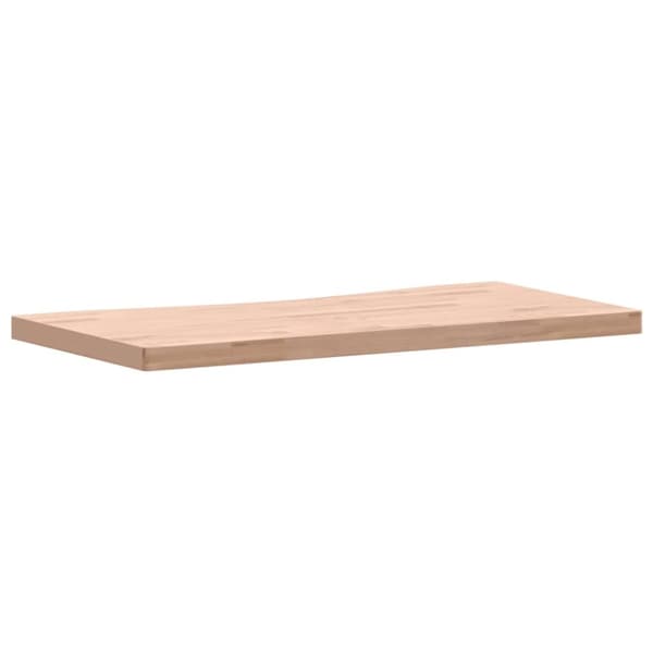vidaXL Bordsskiva 100x(45-50)x4 cm massivt bokträ