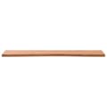 Miniatyrbilde 3 av 8: vidaXL Bordplate 110x(55-60)x2,5 cm heltre bøk