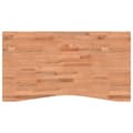 Miniatyrbilde 1 av 8: vidaXL Bordplate 110x(55-60)x2,5 cm heltre bøk