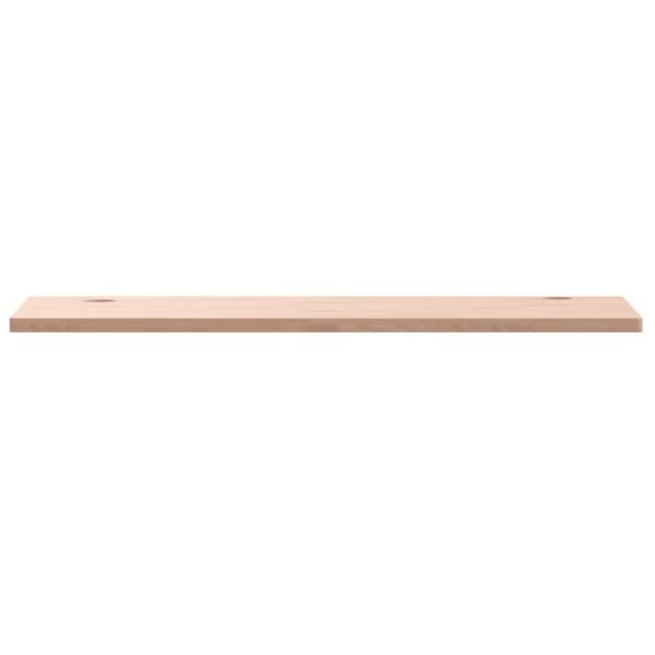vidaXL skrivebordsplade 110x55x2,5 cm massivt bøgetræ